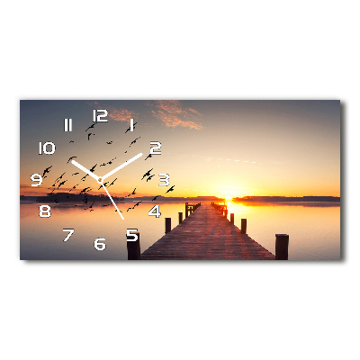 Horloge horizontale Coucher de soleil