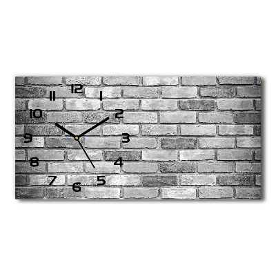 Horloge horizontale Mur de briques