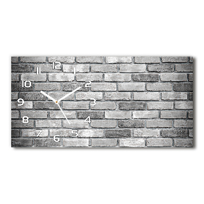 Horloge horizontale Mur de briques