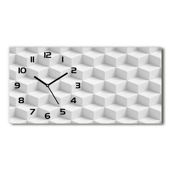 Horloge rectangulaire horizontale Abstrait 3D