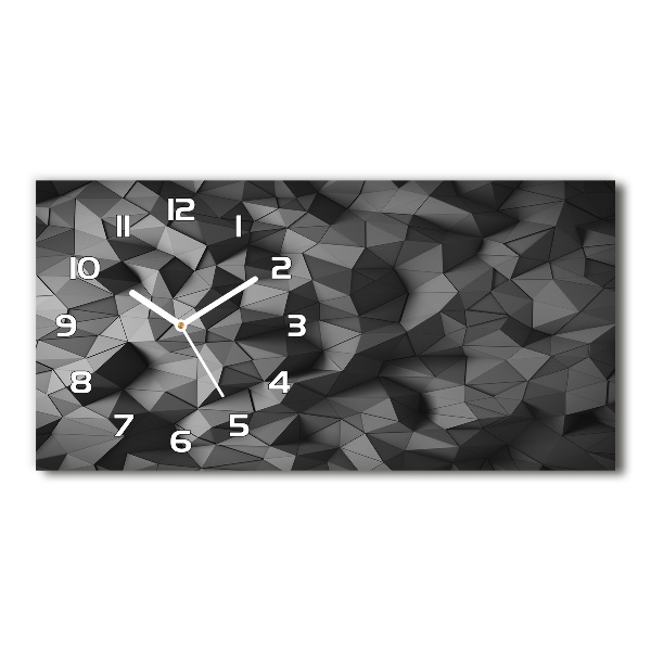 Horloge murale horizontale Fond abstrait 3D