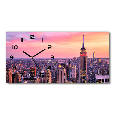 Horloge horizontale New York Ouest