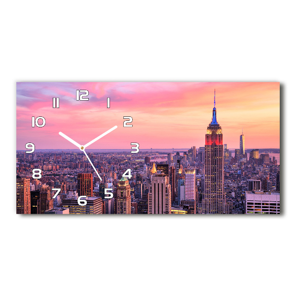 Horloge horizontale New York Ouest