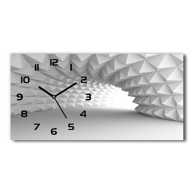 Horloge horizontale Tunnel abstrait