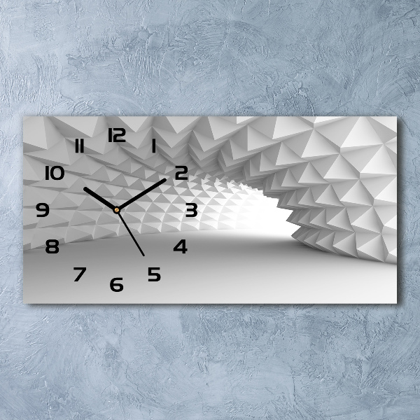 Horloge horizontale Tunnel abstrait