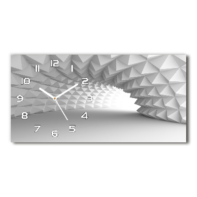 Horloge horizontale Tunnel abstrait