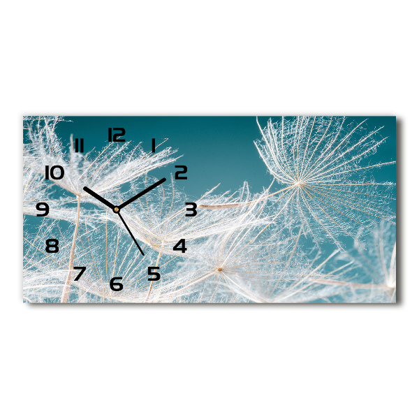 Horloge horizontale en verre Graines de souffleur