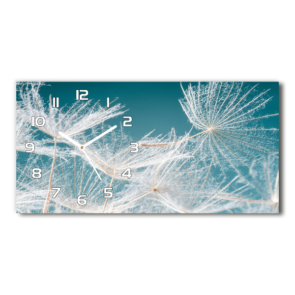 Horloge horizontale en verre Graines de souffleur