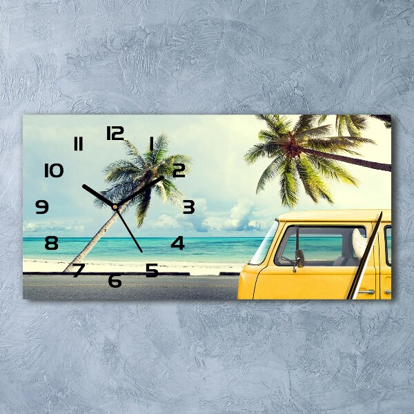 Horloge horizontale Fourgon de plage