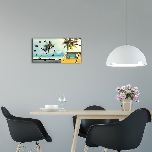 Horloge horizontale Fourgon de plage