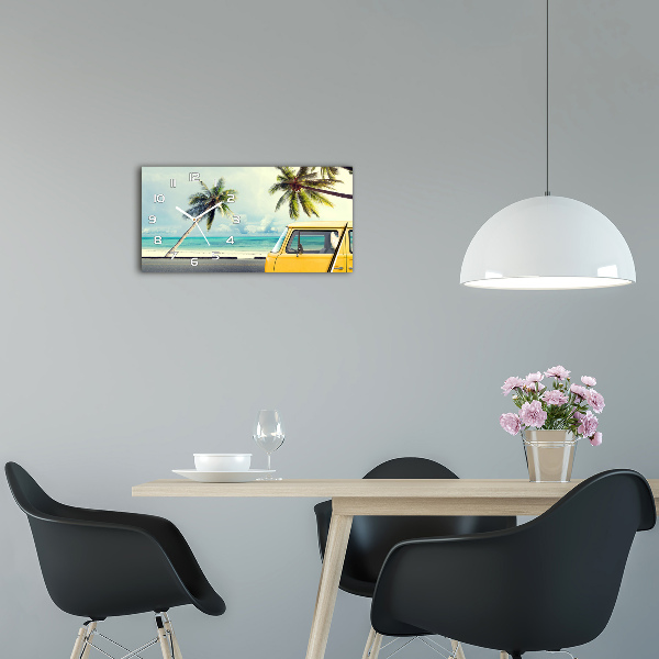 Horloge horizontale Fourgon de plage