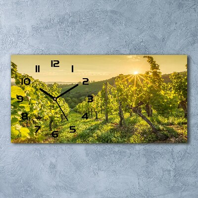 Horloge horizontale Vignoble