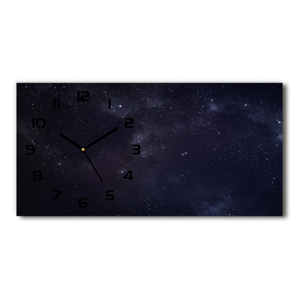 Horloge horizontale en verre Constellation