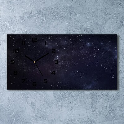 Horloge horizontale en verre Constellation