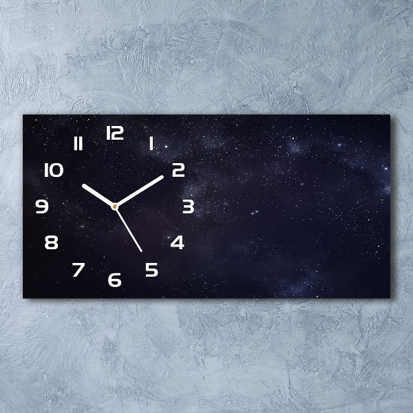 Horloge horizontale en verre Constellation