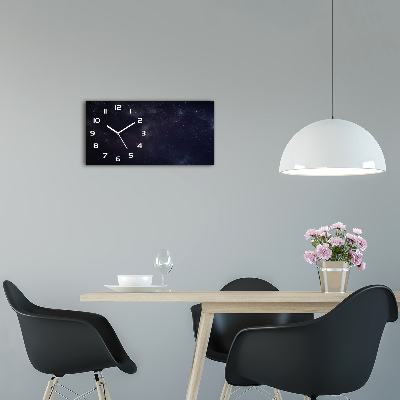 Horloge horizontale en verre Constellation