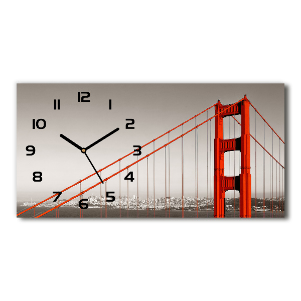 Horloge rectangulaire horizontale Pont de San Francisco