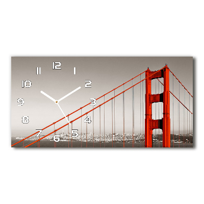 Horloge rectangulaire horizontale Pont de San Francisco