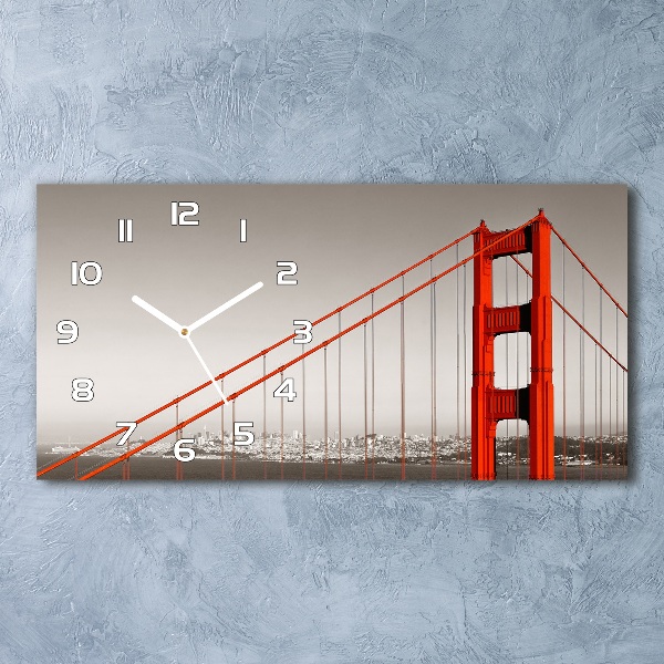 Horloge rectangulaire horizontale Pont de San Francisco