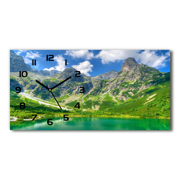 Horloge horizontale Lac dans les montagnes
