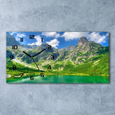 Horloge horizontale Lac dans les montagnes