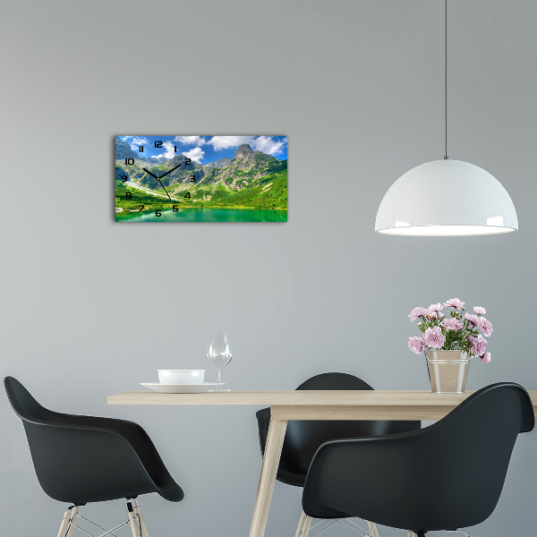 Horloge horizontale Lac dans les montagnes