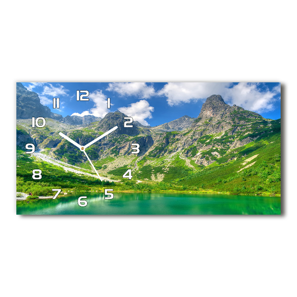 Horloge horizontale Lac dans les montagnes