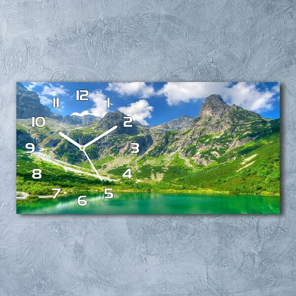 Horloge horizontale Lac dans les montagnes