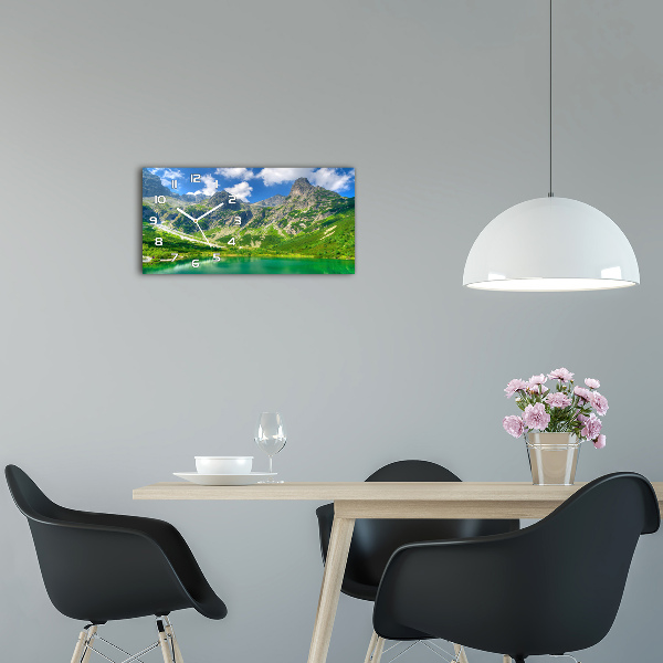 Horloge horizontale Lac dans les montagnes
