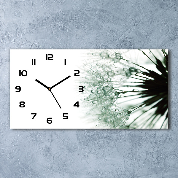 Horloge murale horizontale Puffer seed