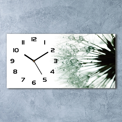 Horloge murale horizontale Puffer seed