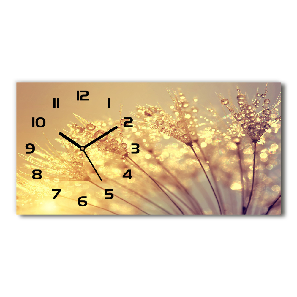 Horloge rectangulaire horizontale Graines de souffleur