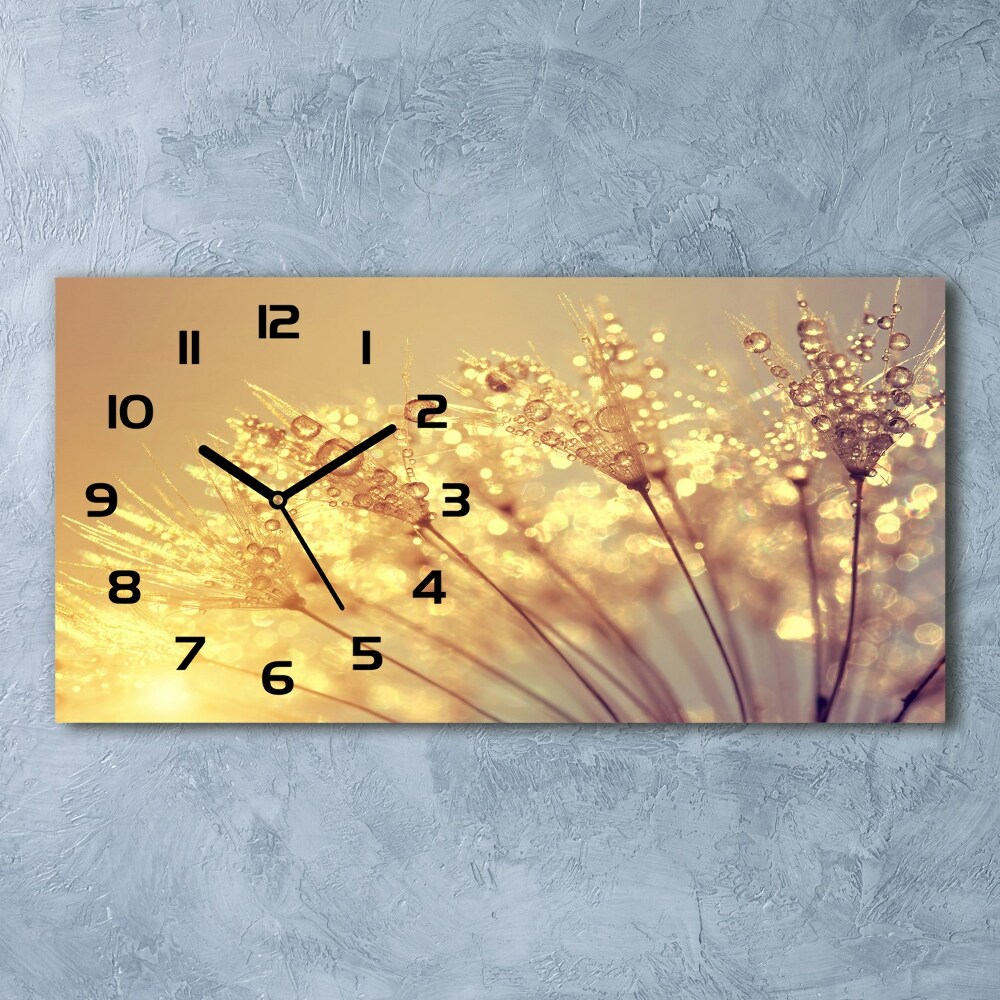 Horloge rectangulaire horizontale Graines de souffleur