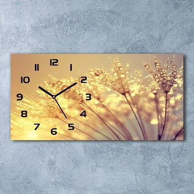 Horloge rectangulaire horizontale Graines de souffleur