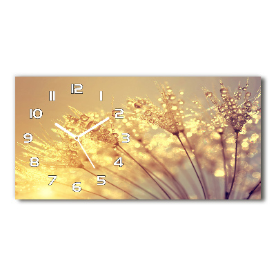 Horloge rectangulaire horizontale Graines de souffleur