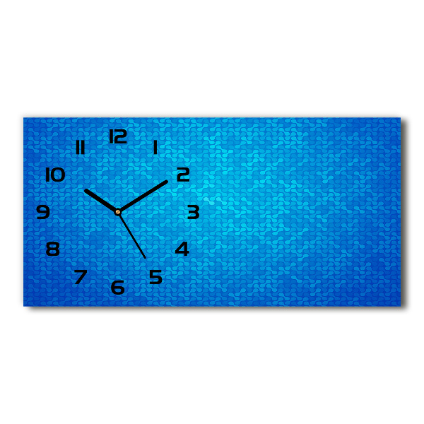 Horloge murale horizontale Fond abstrait