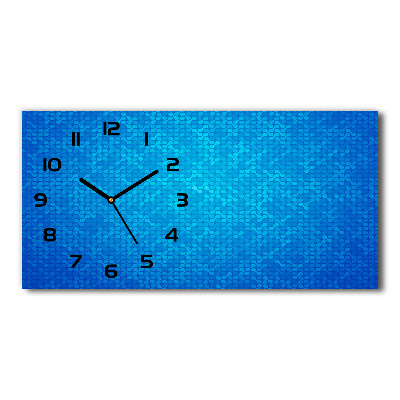 Horloge murale horizontale Fond abstrait