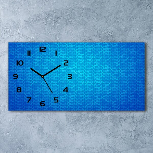 Horloge murale horizontale Fond abstrait