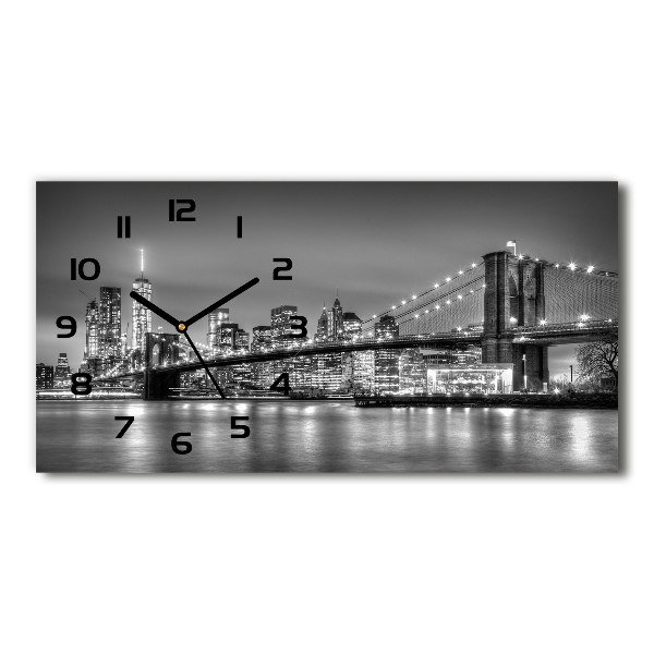 Horloge murale horizontale Pont de Brooklyn