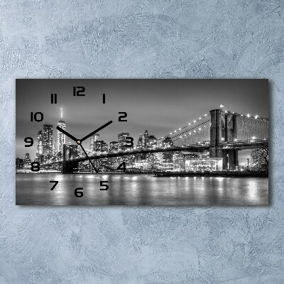 Horloge murale horizontale Pont de Brooklyn