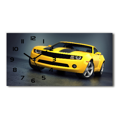 Horloge rectangulaire horizontale Voiture de sport