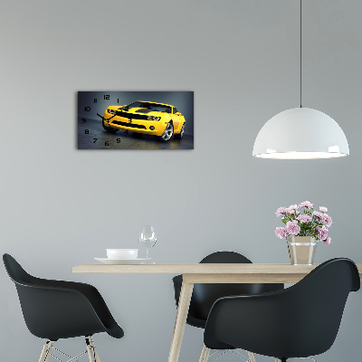 Horloge rectangulaire horizontale Voiture de sport