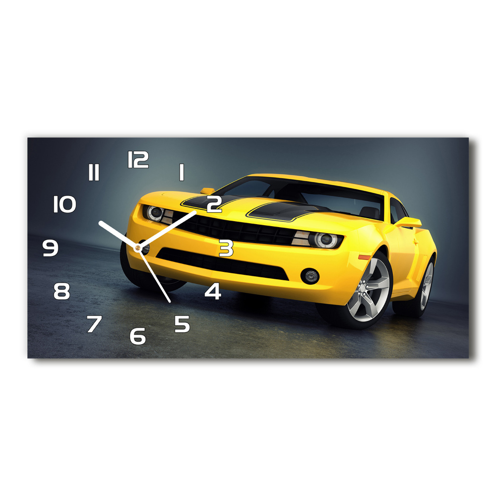 Horloge rectangulaire horizontale Voiture de sport