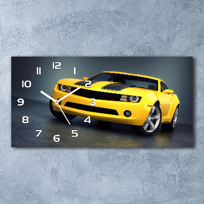 Horloge rectangulaire horizontale Voiture de sport