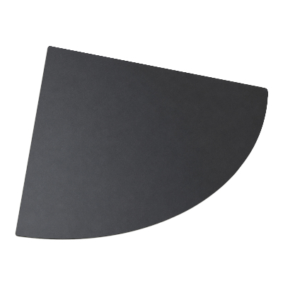 Plaque protection barbecue Quart de cercle 100x100 cm