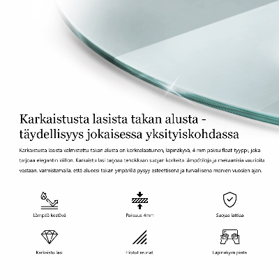 Plaque de verre pour cheminée la taille d'un quart