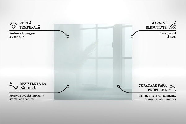 Plaque verre devant cheminée hexagonal transparent