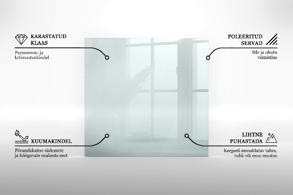 Plaque verre devant cheminée hexagonal transparent