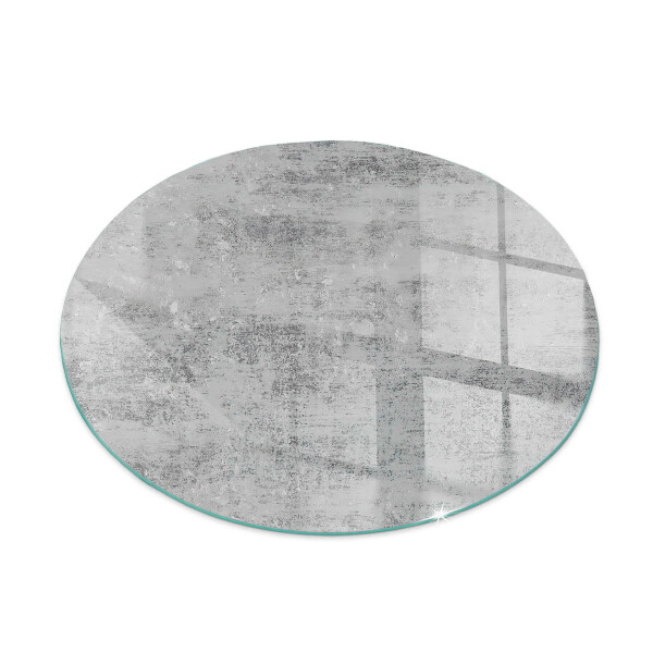 Plaque de sol ronde en verre cheminée Motif de fond abstrait