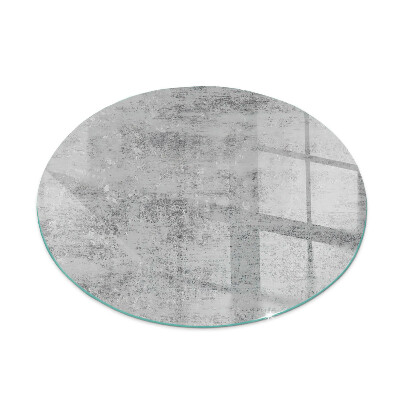 Plaque de sol ronde en verre cheminée Motif de fond abstrait